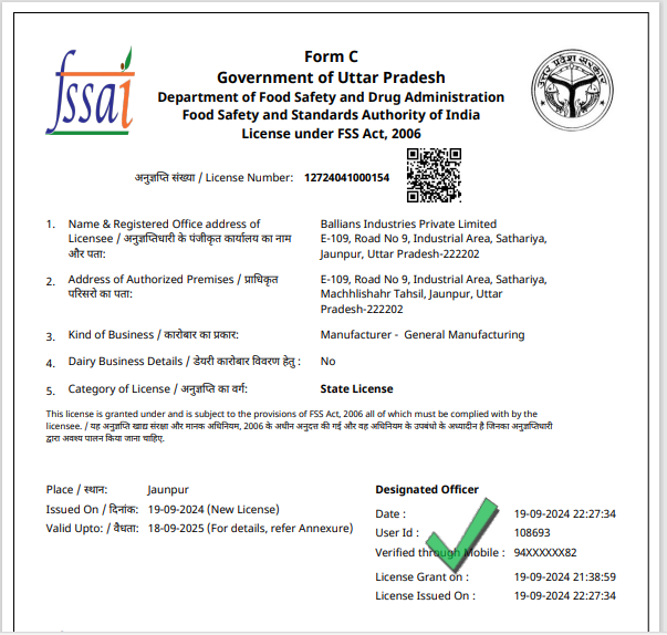 FSSAI Certification